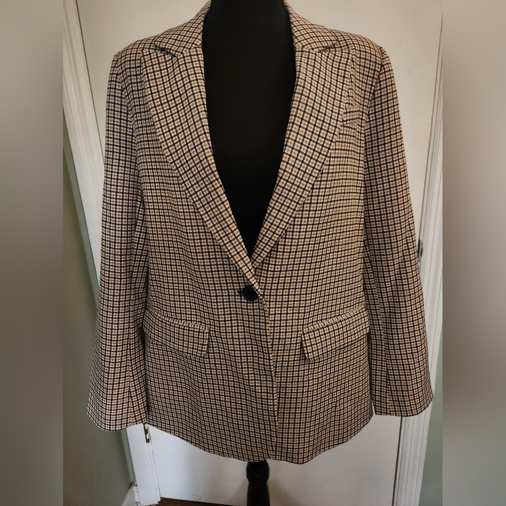 Vince Camuto Patterned Blazer Medium